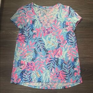 Lilly Pulitzer Tropical Print T-Shirt